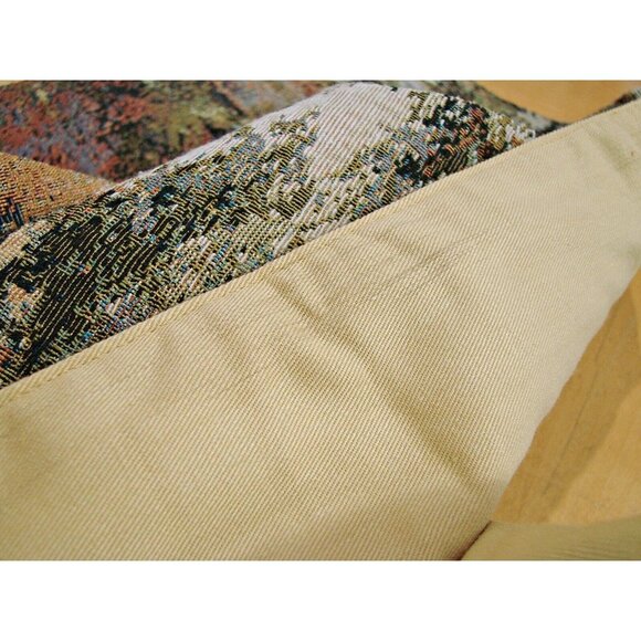 Fine Tapestry Wall Hanging Lily Pond Cottage on the Water by Seagull 26x36" - Picture 12 of 12